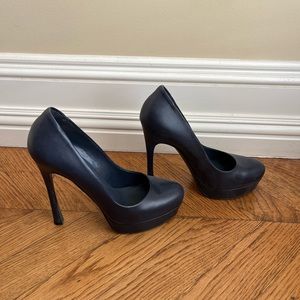 YSL Navy Heels